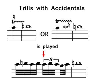 trills with accidentals