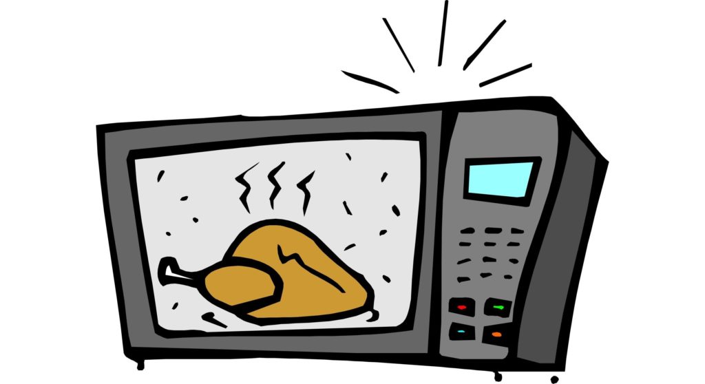 microwave oven