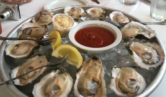 raw oysters